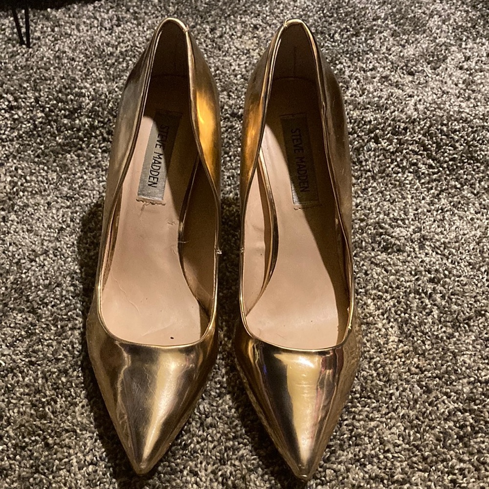 Gold heels